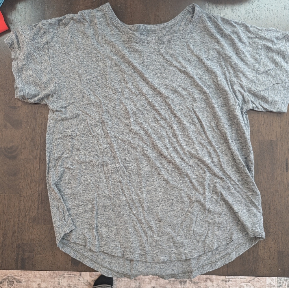 Madewell Heather Gray Short Sleeve Tee